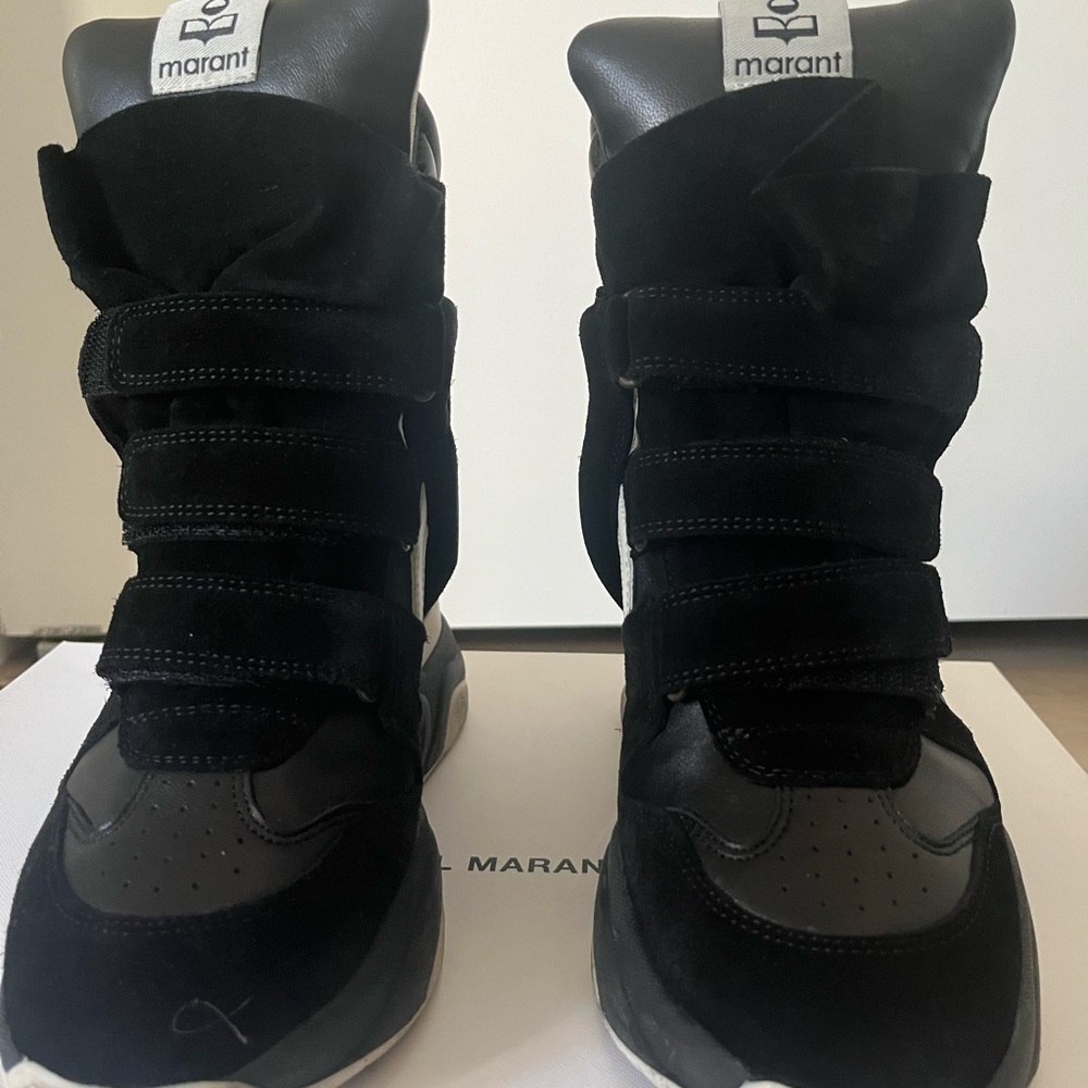 COPY - Isabel Marant Wedges Sneaker Black